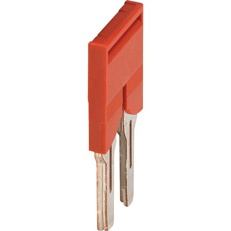Pont enfichable 2 points pour bornes 6mm² rouge SCHNEIDER NSYTRAL62