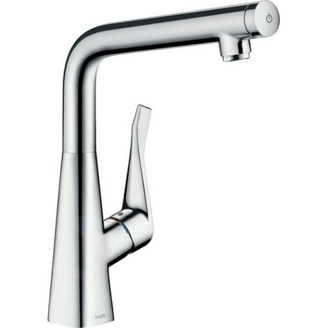 Mitigeur de lavabo 320 METRIS Sel M71 Eco, avec douchette extractible 1jet chromé (1/5)