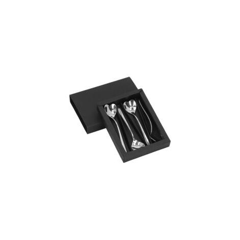 Lot de 4 cuillères à café en acier inoxydable – Forme cœur – Pour dessert et boisson chaude (1/5)