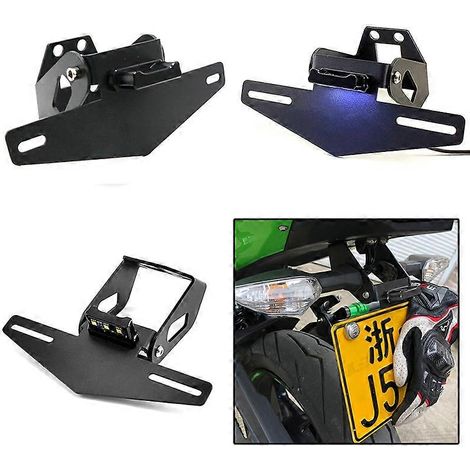 Suitable for Kawasaki Ninja NINJA400/250/650 Z400 Z650 Z900 RS modified bobtail license plate holder( ) (1/5)