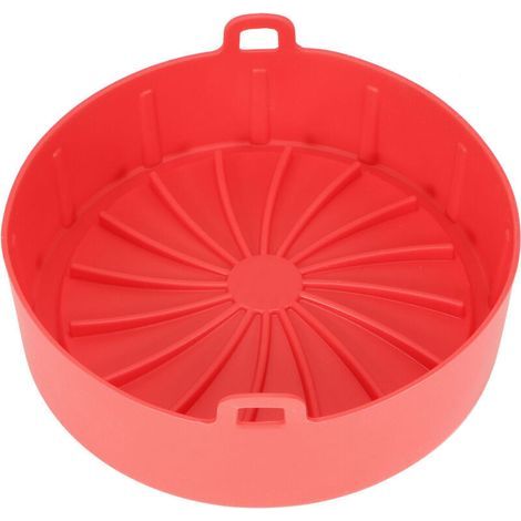 Revêtement D'autocuiseur, Gril en Silicone, Moule à Pain, Tapis à Gâteau, Marmite à Air pour une Cuisson Pratique dans un Accessoire de Cuisine (rouge) (1/4)