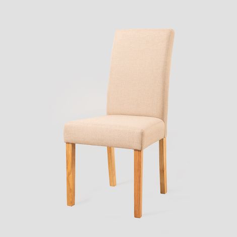 SKLUM 2er-Pack Cindy esszimmerstühle aus stoff        Cremebeige                           