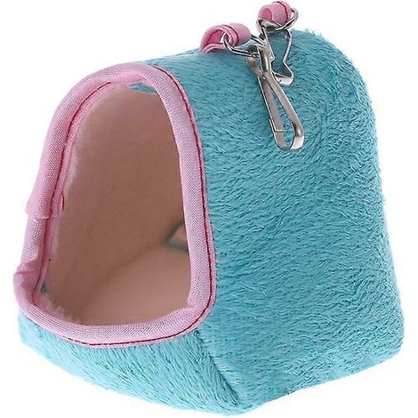 Hamac suspendu pour hamster, rat, chinchilla, perroquet, cochon d'Inde - Style 1 - Bleu
