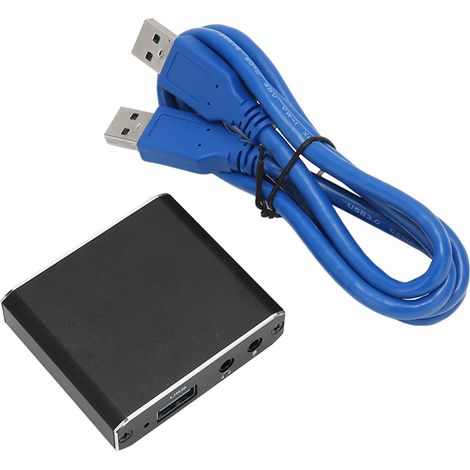 Carte d'acquisition vidéo multimédia HD USB 2.0, sans pilote, 4K 30 Hz, 1080p 60 FPS, enregistrement vidéo en boucle. (1/5)