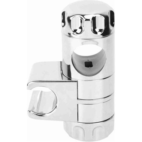 Support Coulissant de Pomme de Douche en ABS, Finition Miroir, Installation Facile, capacité de Charge élevée, Diamètre de Trou de 25 Mm, Support de Montage de Douche, utilisé (1/3)