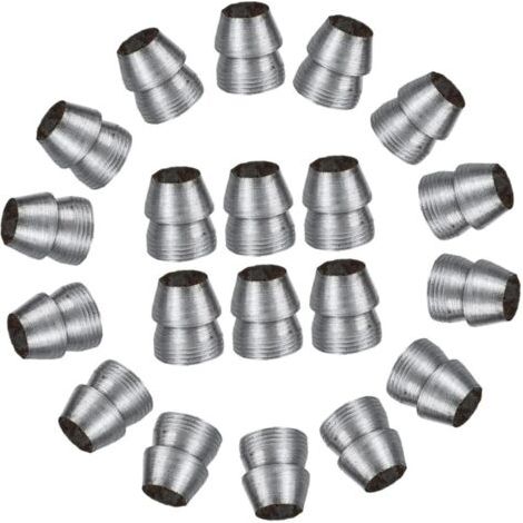20-teiliges Set runder Metallkeile zur Verstärkung von Hammerstielen, robuste Sicherheitskeile, einfache Montage für Reparaturwerkzeuge und Camping (1/5)