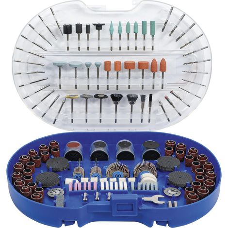 Accessoires d'outils rotatifs type dremel pour meulage ponçage polissage - coffret 315 pcs (1/5)