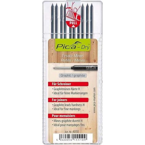 Pica DRY Kit di mine per falegname grigio 10 pezzi