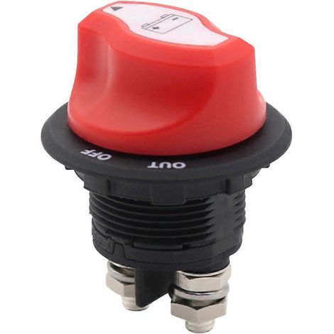 Interrupteur de déconnexion de batterie, isolateur de batterie, accessoires pour camping-cars, bateaux et véhicules tout-terrain-4.5x4.5cm (1/3)