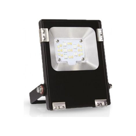 Projecteur ExtErieur LED Noir 230V 10W RGB plus Blanc IP65 (1/4)