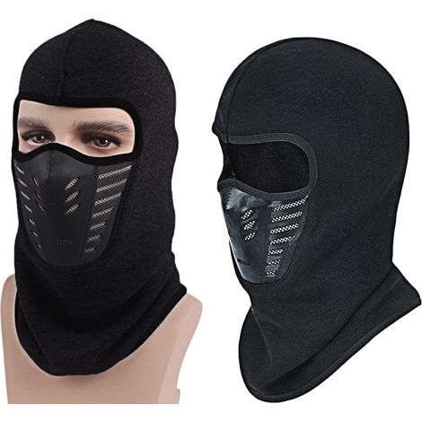 Masque anti-poussière, cagoule unisexe douce et élégante, coupe-vent et imperméable au froid, accessoires vélo et moto, visière, bonnet chaud, cache-cou, casque, chapeau pour sports de plein air (ski, (1/5)