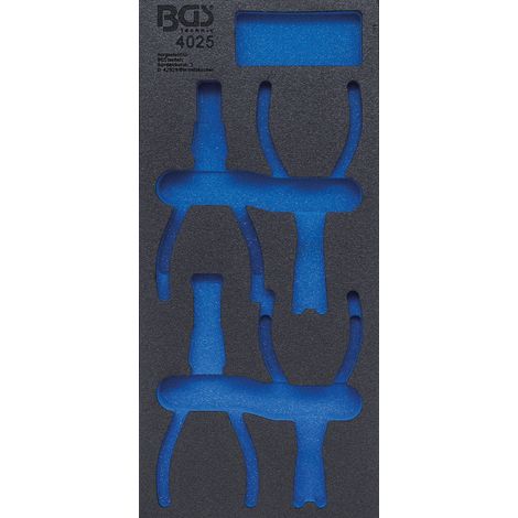 Inserto carro taller BGS espuma negro 189x408 mm