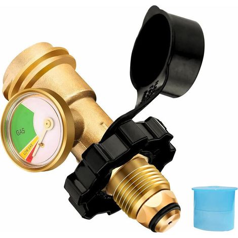 POL Adapter for phosphorescent gauge Adapter for propane cylinder with pressure gauge