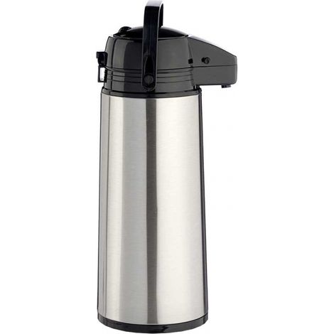 Thermoskanne mit Spenderkappe Edelstahl (1,9 L) (1/3)