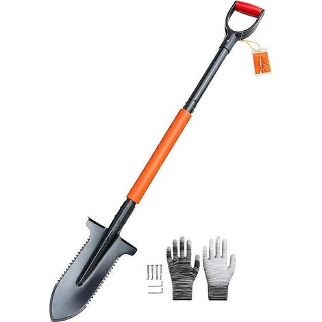 Pelle de jardin multifonctionnelleantidérapante et amovibleidéale pour creuser et retourner la terre. (1/5)