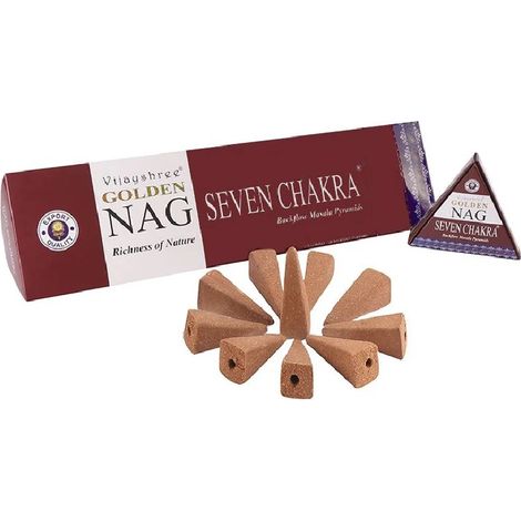 Rückfluss-Räucherstäbchen – 7 Chakren