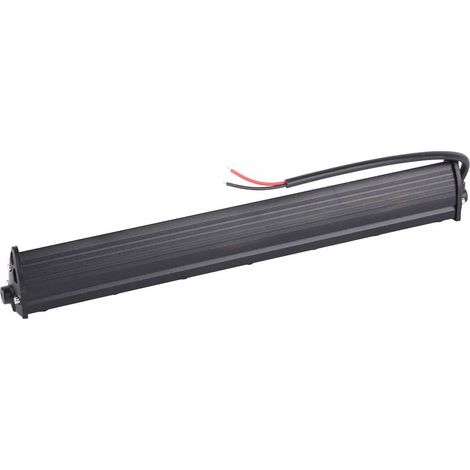 Barre LED droite 6D 24V Aluminium Verre Organique Éclairage Auxiliaire SUV Camion Moto 14 Pouces 120W (1/5)