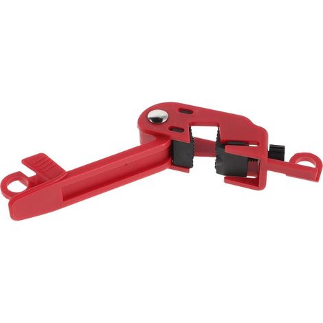 Dispositif de Verrouillage pour Disjoncteur Rouge en Plastiques Techniques et Métaux, Installation Rapide, Résistant la Déformation, Adapté aux Environnements Industriels (1/5)