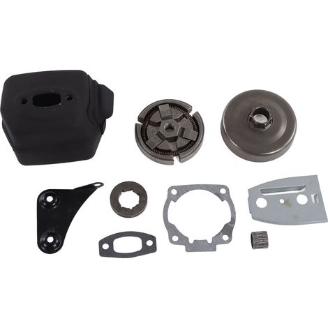 Pot d'échappement pour tronçonneuse, silencieux, accessoire de tambour d'embrayage pour Husqvarna 55 51 50 (1/5)