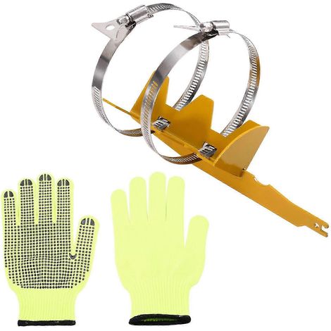 Agitateur de peinture pour scies sauteuses - Accessoire agitateur de peinture compatible avec les pots de peinture de 5 à 7,5 cm (jaune) QAQ (1/5)