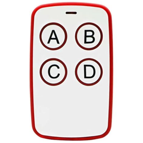 Telecommande Universelle Portail, Telecommande Garage Universelle sans Fil, Bip Portail Universelle Compatible 433MHz Rolling Code à 4 Boutons pour Porte de Garage et Voiture (1/4)