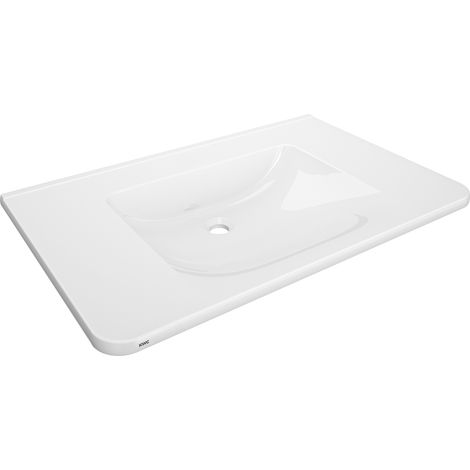 KWC AR Einzelwaschtisch, MEDCARE, MIRANIT,  850x150x550 mm, weiß
