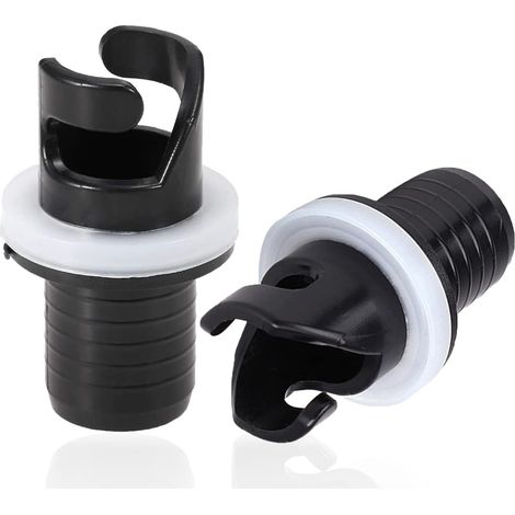 Adaptador de manguera para bomba de pie de barco, adaptador de válvula HR, 2 uds., válvulas inflables, adaptador de manguera para bomba de kayak inflable, adaptador de válvula de aire de plástico (1/5)