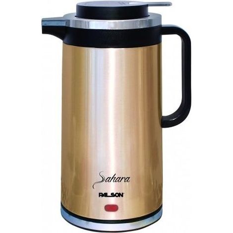 PALSON hervidor termo inoxidable sahara 1,8 l , Hervidor termo inoxidable Sahara 18 litrosMuy rápido y potenteGran capacidad: 1,8 litrosPotencia: 1500 WTapa extraíb (1/2)