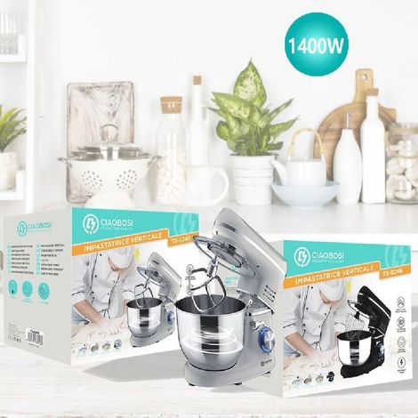 Impastatrice Robot From Cuisine With Accessories 1400 Watt Mixer Tx-8246 With Ciotola (1/3)