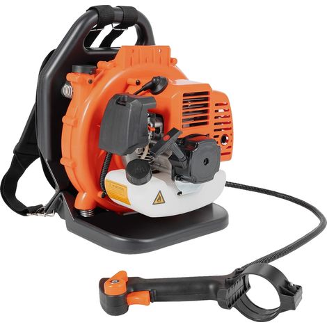 Souffleur de feuilles, moteur de 42,7 cm³, vitesse de l'air de 70 m/s, noir (1/2)