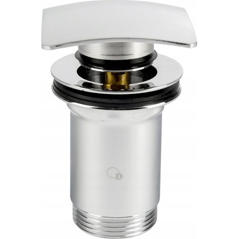 CLIC-CLACK TAPPO QUADRATO GRANDE CROMATO 11/4 (1/2)