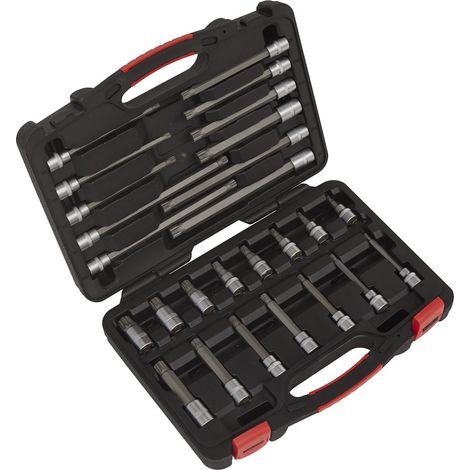 Sealey Premier Platinum Spline Socket Bit Set 3/8""Sq Drive 26pc AK89002 (1/3)