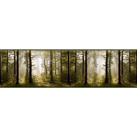 Frise de papier peint adhésive paysage boisé - 14 x 500 cm de Sanders & Sanders (1/2)
