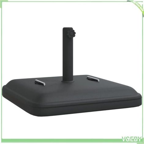 Base de parasol - FAFEICY - 4007987 - Carré 50x50 cm - 27 kg - Pour mâts Ø38/48 mm (1/5)