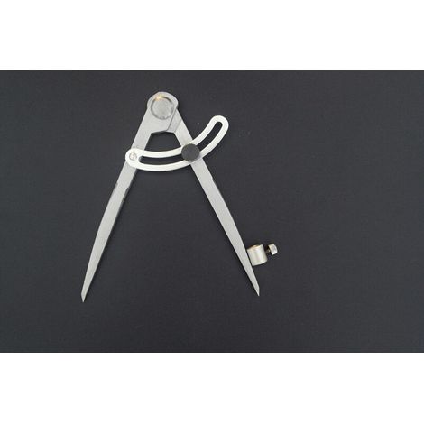 Radius 250mm Professional Carbon Steel Compass Pencil Large Leather Wing Divider Rotating Tool Wing Separator, Industrial Marking Gauge