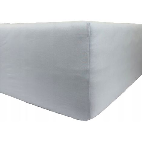 Sábana bajera ajustable Jersey Deluxe - Gris 140x200 Producto polaco (1/2)