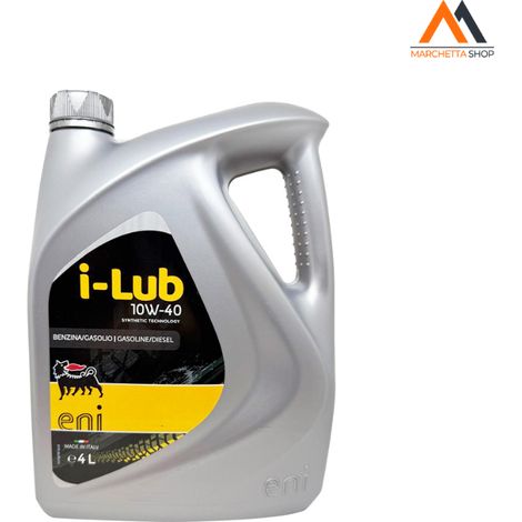 OLIO MOTORE PER AUTOVETTURE 'I-LUB' 10W40 - lt. 4