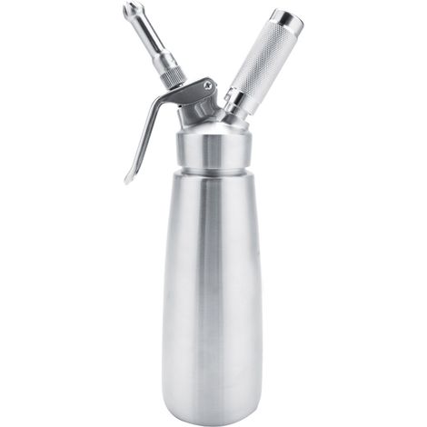 Siphon à chantilly en acier inoxydable avec trois embouts, 1000 ml (1/5)