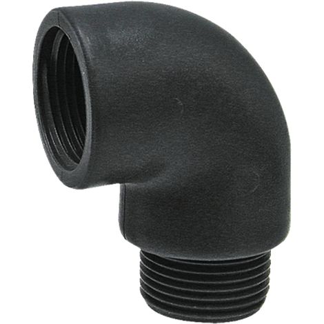 Gomito a 90° filettatura esterna 1/2" filettatura interna 1/2" angolo 90° tubo di irrigazione a goccia in PP 0330115