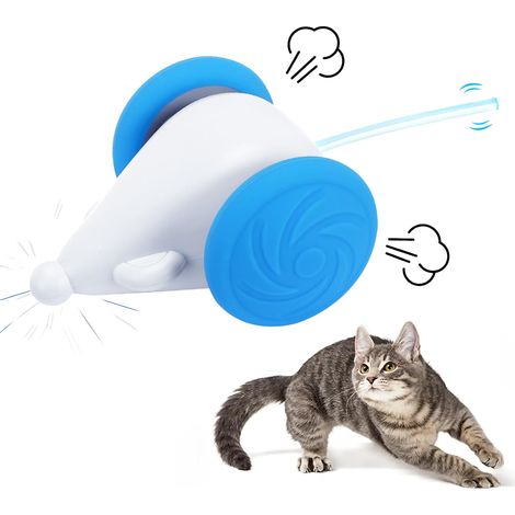 Jouet Interactif pour Chat avec Lumière LED Stimule l'Instinct de Chasse, Chargement USB, Idéal pour Chats d'Intérieur (1/4)