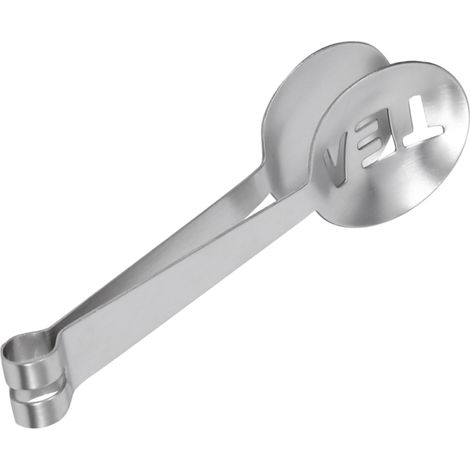 Pince à sachet de thé en acier inoxydable 12CM, légère et pratique pour la cuisine (1/5)