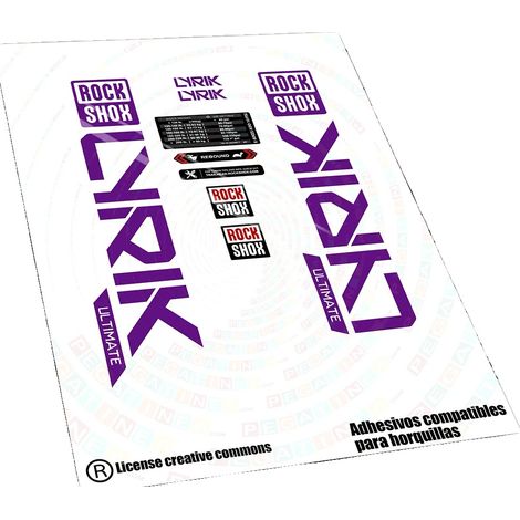 Pegatinas de vinilo de alta calidad, tamaños personalizados disponibles, color morado. (1/2)