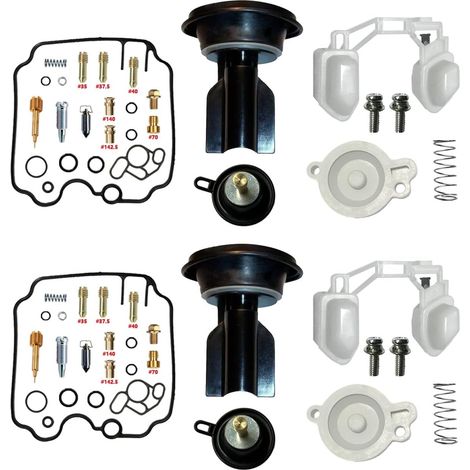 Kit de réparation de carburateur pour Monster 900 1993-2000 900cc BDST38 pour Monster 600 750 1995 1998 V-Twin : pièces détachées pour la révision du carburateur de moto, remplacement des gicleurs de