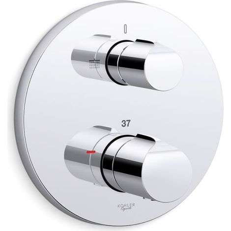 Kohler Avid Modulo Thermostatic Bath & Shower Valve + Trim Avid Handles Chrome