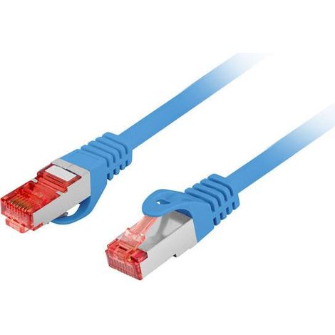 Patchcord Lanberg S/FTP cat.6 3m LSZH CU fluke passed blue (1/3)