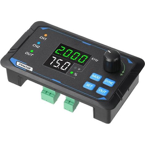 Générateur de signaux double PWM150 CC 5-24 V, fréquencemètre à impulsions carrées, sortie 1 Hz-150 kHz (1/5)