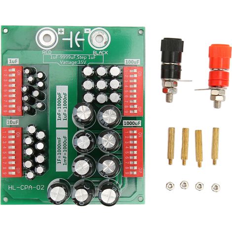 Condensateur programmable haute précision 1nF à 9999nF, pas de 1nF, carte professionnelle à usage domestique (1/5)