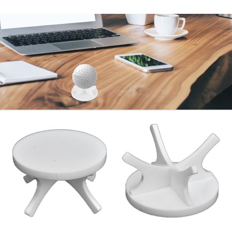 Lot de 2 supports pour balles de tennis/softball, présentoirs pour balles de baseball, balles de collection, supports pour balles de golf, blanc (lot de 2) (1/5)