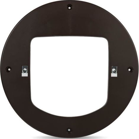 PETSAFE ADAPTATEUR DE MONTAGE POUR INSTALLATION DE LA CHATIÈRE AVEC PUCE ÉLECTRONIQUE, POUR INSTALLATION SUR FENÊTRE, MUR ET POR (1/5)