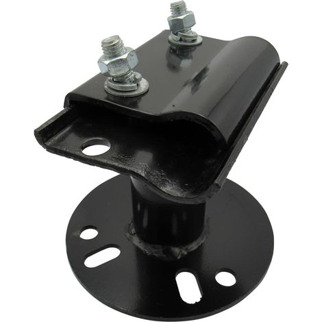 High Lift Jack Mount Spare Wheel (Farm Bracket Mounting Universal Rear Tyre 4x4 Recovery Holder) (1/5)